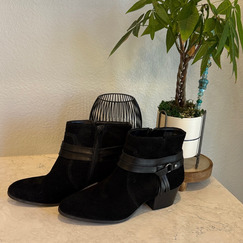 Alex Marie Black Ankle Booties
